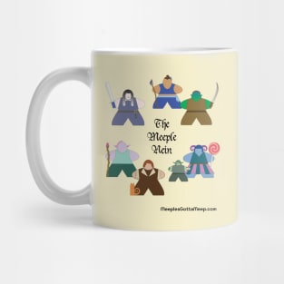 The Meeple Nein circle, light Mug